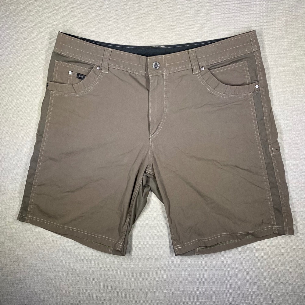 KUHL Mens Radikl Hiking Outdoor Shorts Brown Size 40